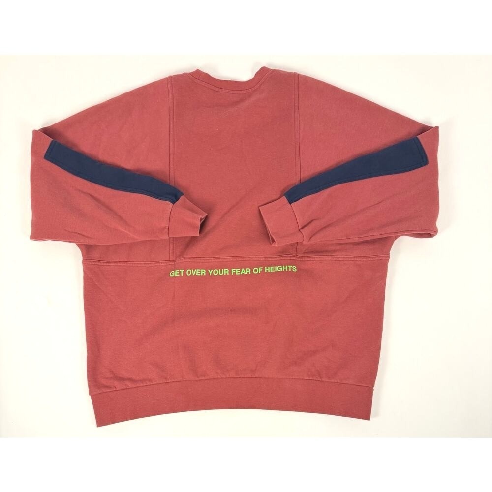 Nike Air Men's XL Crewneck Sweatshirt Get Over Your Fear Of Heights - Picture 2 of 8